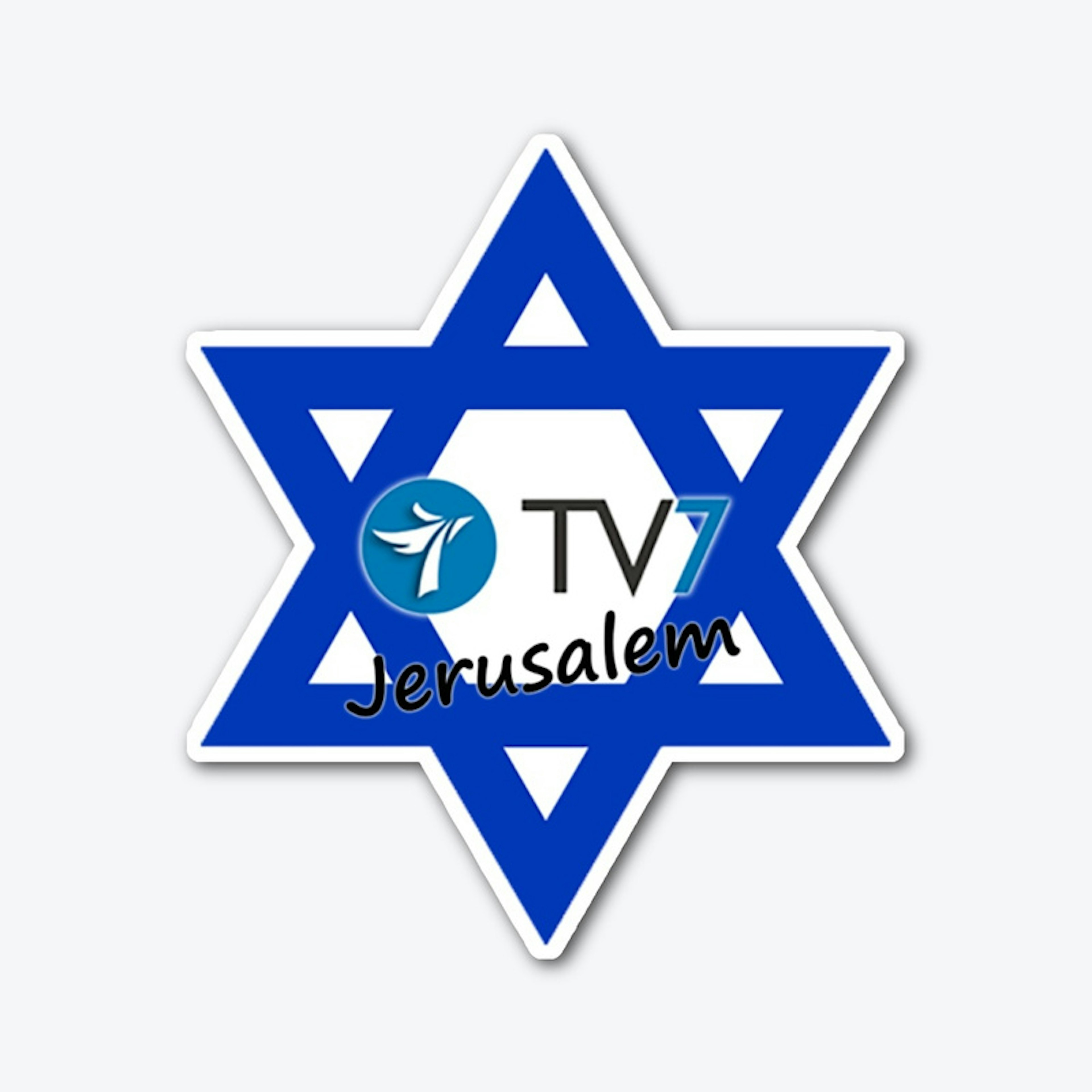 TV7 Israel News/Star of David sticker